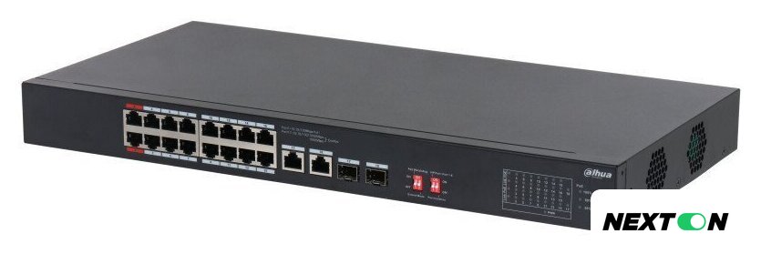 Неуправляемый коммутатор Dahua DH-S3218-16ET-190 - Изображение №2 — Интернет-магазин Nexton
