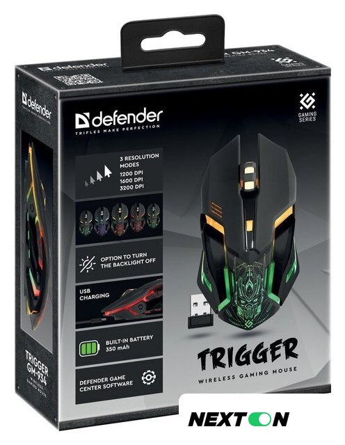 Игровая мышь Defender Trigger GM-934 - Изображение №8 — Интернет-магазин Nexton
