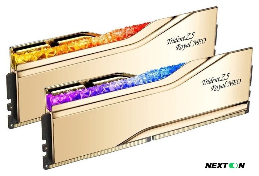 Оперативная память G.Skill Trident Z5 Royal Neo 2x32ГБ DDR5 6000 МГц F5-6000J2636H32GX2-TR5NG - Изображение №4 — Интернет-магазин Nexton