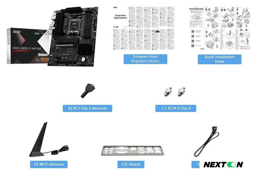 Материнская плата MSI Pro B850-S WiFi6E - Изображение №6 — Интернет-магазин Nexton