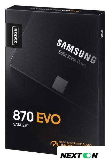 SSD Samsung 870 Evo 250GB MZ-77E250BW - Изображение №8 — Интернет-магазин Nexton