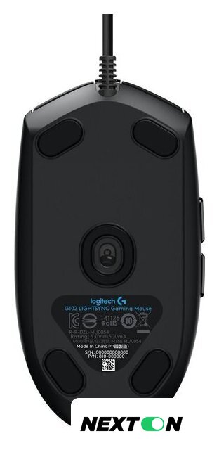 Игровая мышь Logitech G102 Lightsync (черный) - Изображение №5 — Интернет-магазин Nexton