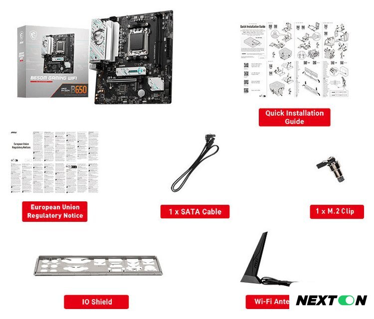 Материнская плата MSI B650M Gaming WiFi - Изображение №2 — Интернет-магазин Nexton