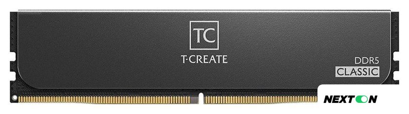Оперативная память Team T-Create Classic 8ГБ DDR5 5200 МГц CTCCD58G5200HC42BKT - Изображение №1 — Интернет-магазин Nexton