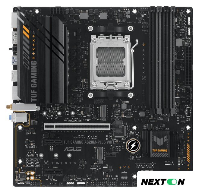 Материнская плата ASUS TUF Gaming A620M-Plus WiFi - Изображение №1 — Интернет-магазин Nexton