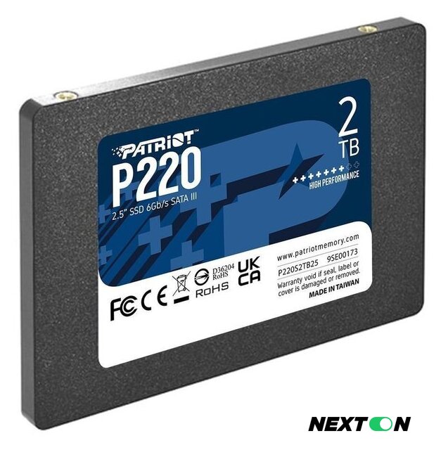 SSD Patriot P220 2TB P220S2TB25 - Изображение №3 — Интернет-магазин Nexton
