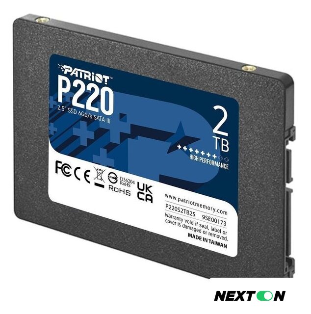 SSD Patriot P220 2TB P220S2TB25 - Изображение №2 — Интернет-магазин Nexton