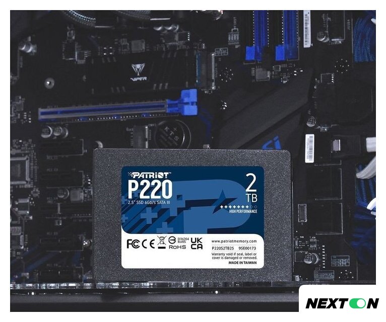 SSD Patriot P220 2TB P220S2TB25 - Изображение №4 — Интернет-магазин Nexton