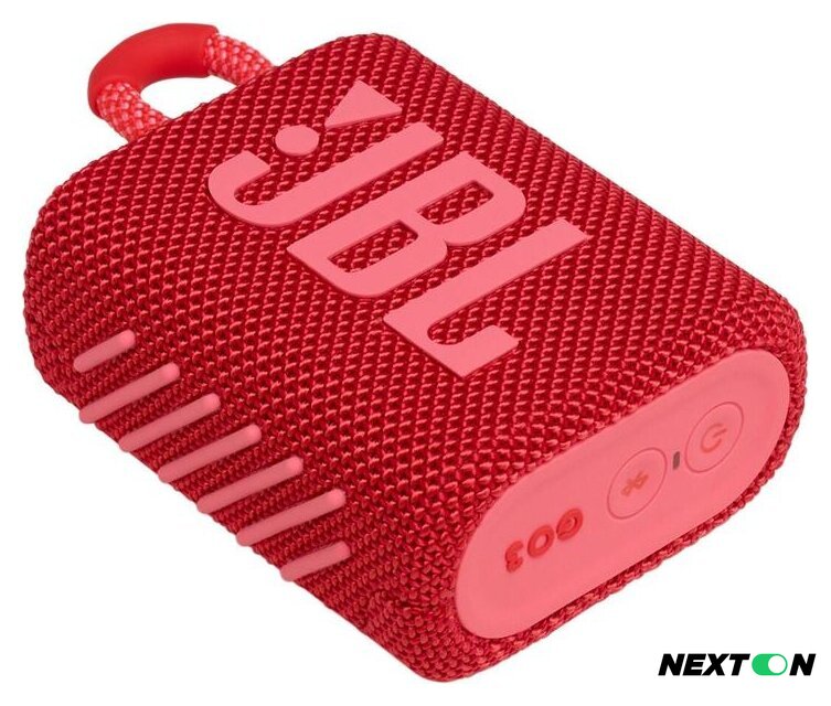 Беспроводная колонка JBL Go 3 (красный) - Изображение №3 — Интернет-магазин Nexton