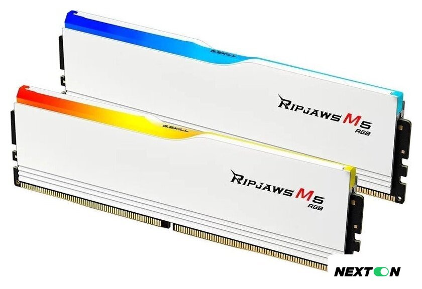 Оперативная память G.Skill Ripjaws M5 RGB 2x16ГБ DDR5 5200 МГц F5-5200J4040A16GX2-RM5RW - Изображение №2 — Интернет-магазин Nexton