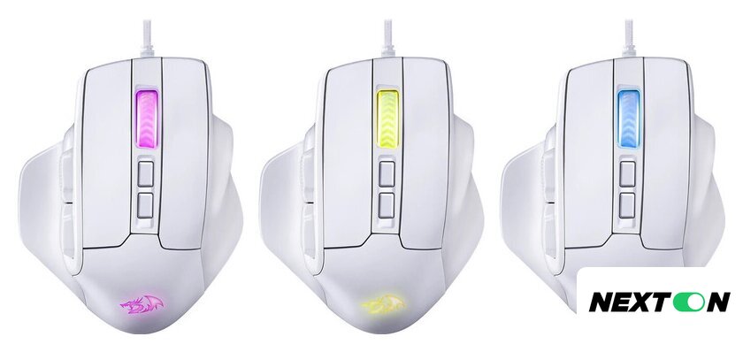 Игровая мышь Redragon Bullseye (белый) - Изображение №3 — Интернет-магазин Nexton