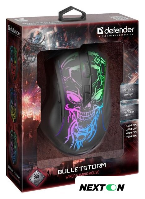 Игровая мышь Defender Bulletstorm GM-928 - Изображение №5 — Интернет-магазин Nexton
