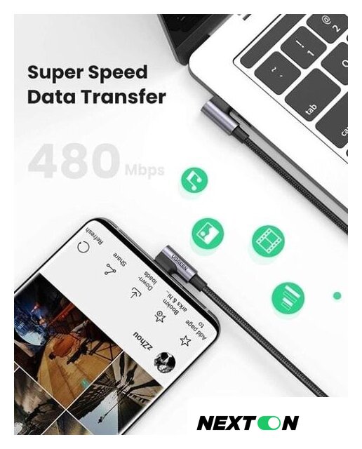 Кабель Ugreen US335 70696 - Изображение №5 — Интернет-магазин Nexton