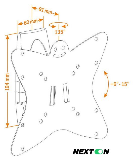 Кронштейн для телевизора Holder LCDS-5036 - Изображение №2 — Интернет-магазин Nexton