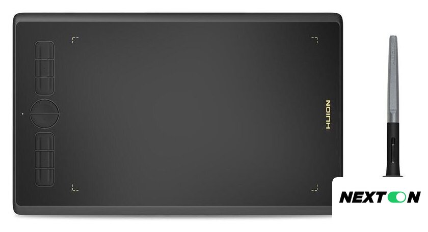 Графический планшет Huion Inspiroy H610X (черный) - Изображение №4 — Интернет-магазин Nexton