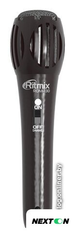 Проводной микрофон Ritmix RDM-130 (черный) - Изображение №1 — Интернет-магазин Nexton