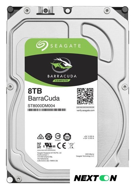 Жесткий диск Seagate BarraCuda 8TB ST8000DM004 - Изображение №1 — Интернет-магазин Nexton