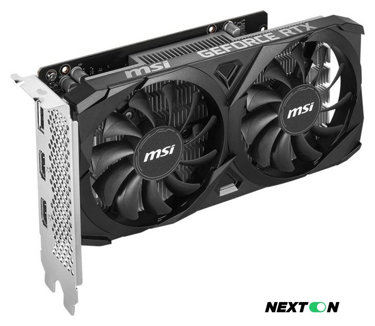 Видеокарта MSI GeForce RTX 3050 Ventus 2X E 6G OC - Изображение №1 — Интернет-магазин Nexton