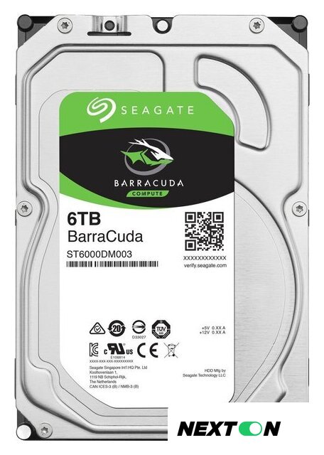 Жесткий диск Seagate BarraCuda 6TB ST6000DM003 - Изображение №1 — Интернет-магазин Nexton
