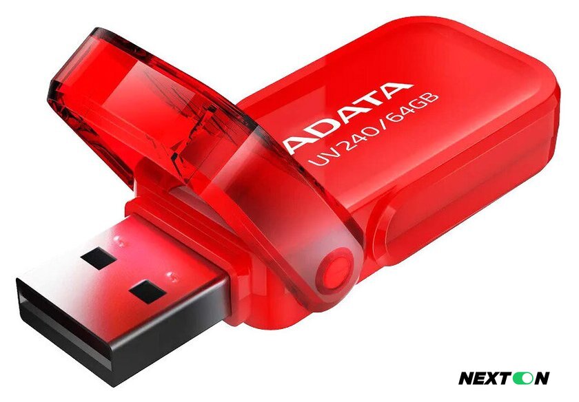 USB Flash ADATA UV240 64GB (красный) - Изображение №2 — Интернет-магазин Nexton
