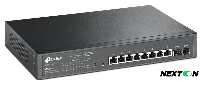 Настраиваемый коммутатор TP-Link TL-SG2210MP - Изображение №2 — Интернет-магазин Nexton