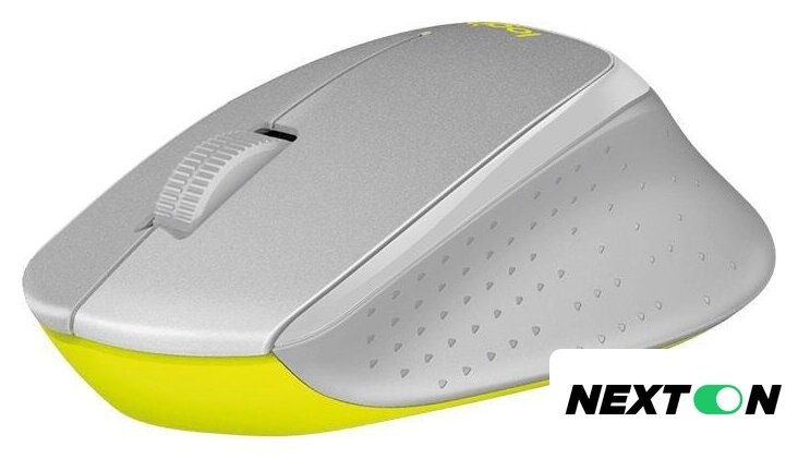 Мышь Logitech M330 Silent Plus (серый/желтый) - Изображение №4 — Интернет-магазин Nexton