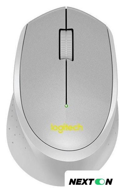 Мышь Logitech M330 Silent Plus (серый/желтый) - Изображение №1 — Интернет-магазин Nexton