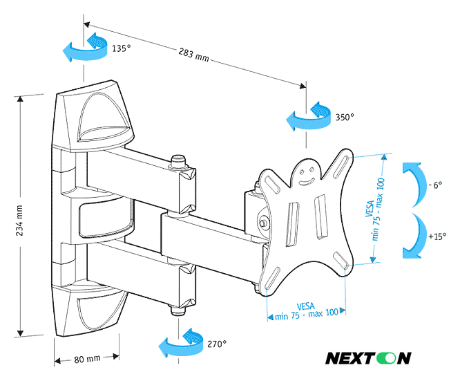 Кронштейн для телевизора Holder LCDS-5039 - Изображение №4 — Интернет-магазин Nexton