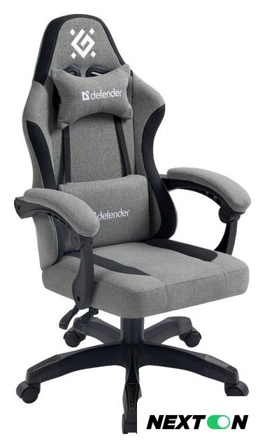 Игровое (геймерское) кресло Defender Lumen (серый) - Изображение №1 — Интернет-магазин Nexton