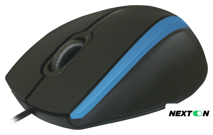 Мышь Defender #1 MM-340 (черный/синий) - Изображение №2 — Интернет-магазин Nexton