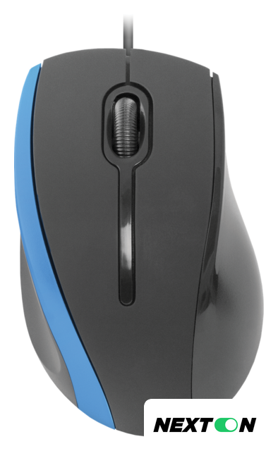 Мышь Defender #1 MM-340 (черный/синий) - Изображение №1 — Интернет-магазин Nexton