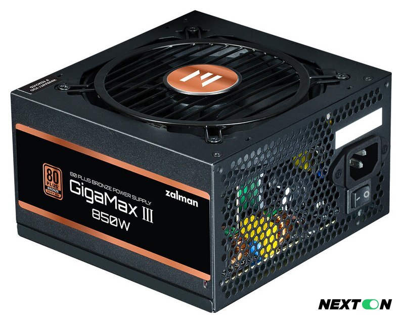 Блок питания Zalman GigaMax III 850W ZM850-GV3 - Изображение №1 — Интернет-магазин Nexton