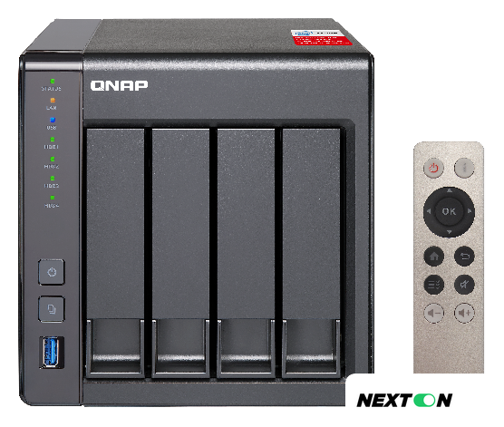 Сетевой накопитель QNAP TS-451+-8G - Изображение №1 — Интернет-магазин Nexton