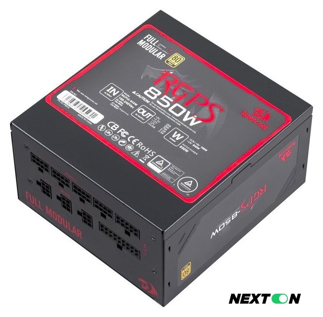 Блок питания Redragon RGPS-850W 70489 - Изображение №1 — Интернет-магазин Nexton