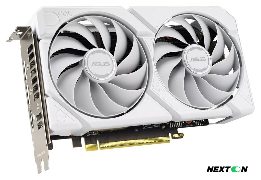 Видеокарта ASUS Dual Radeon RX 9060 XT 16GB GDDR6 White Edition DUAL-RX9060XT-16G-WHITE - Изображение №4 — Интернет-магазин Nexton