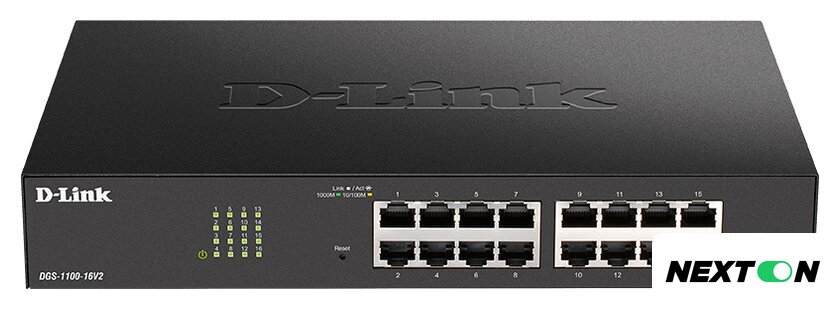 Настраиваемый коммутатор D-Link DGS-1100-16V2/A2A - Изображение №1 — Интернет-магазин Nexton