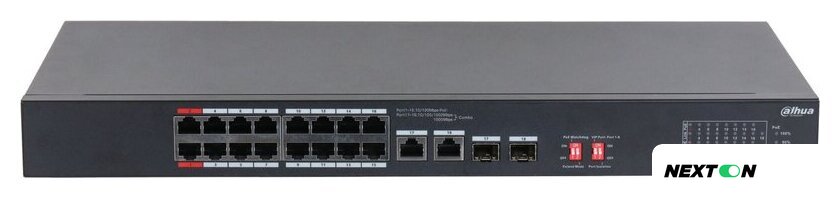 Неуправляемый коммутатор Dahua S3218-16ET-240 - Изображение №2 — Интернет-магазин Nexton