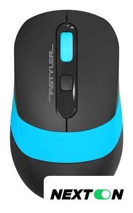 Мышь A4Tech Fstyler FG10 (черный/голубой) - Изображение №1 — Интернет-магазин Nexton