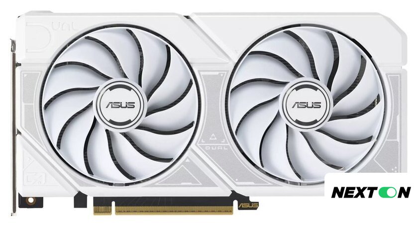 Видеокарта ASUS Dual GeForce RTX 5060 Ti 16GB GDDR7 White OC Edition DUAL-RTX5060TI-O16G-WHITE - Изображение №2 — Интернет-магазин Nexton