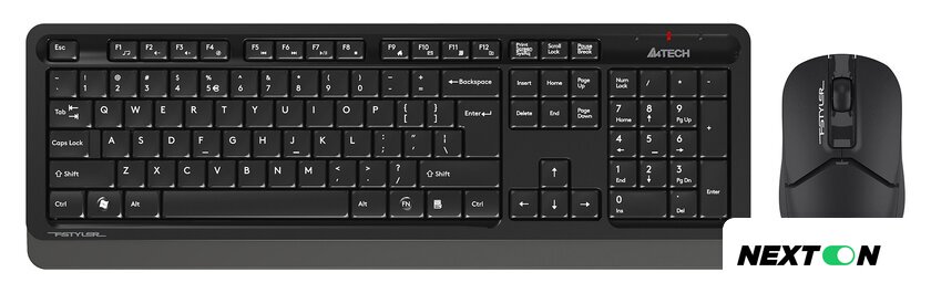 Офисный набор A4Tech Fstyler FG1012 (черный) - Изображение №1 — Интернет-магазин Nexton