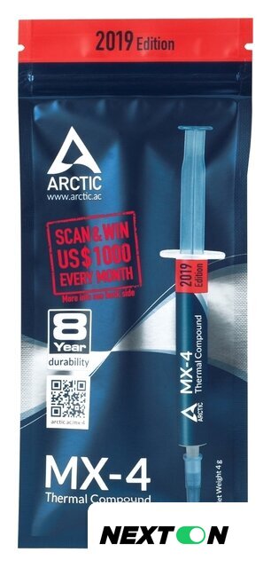 Термопаста Arctic MX-4 ACTCP00002B (4 г) - Изображение №2 — Интернет-магазин Nexton