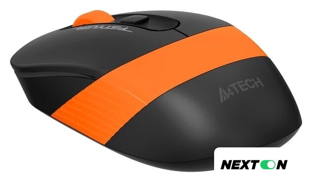 Мышь A4Tech Fstyler FG10 (черный/оранжевый) - Изображение №3 — Интернет-магазин Nexton