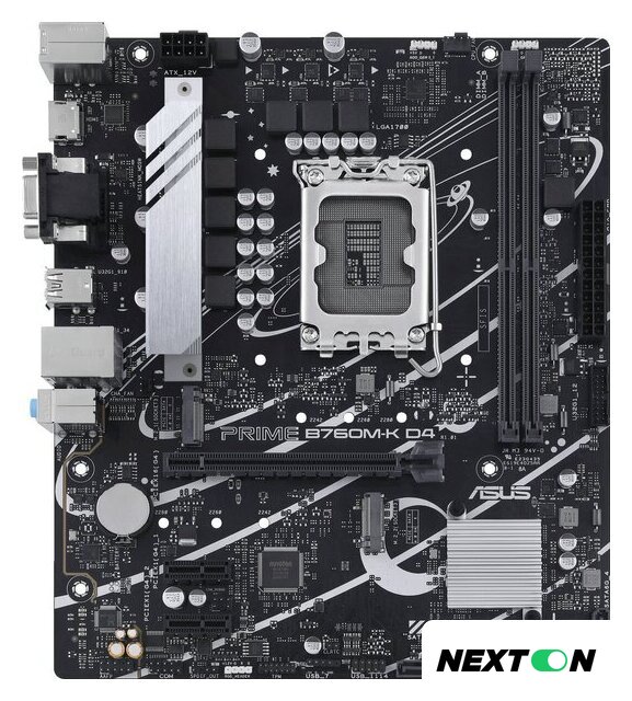 Материнская плата ASUS Prime B760M-K D4 - Изображение №1 — Интернет-магазин Nexton