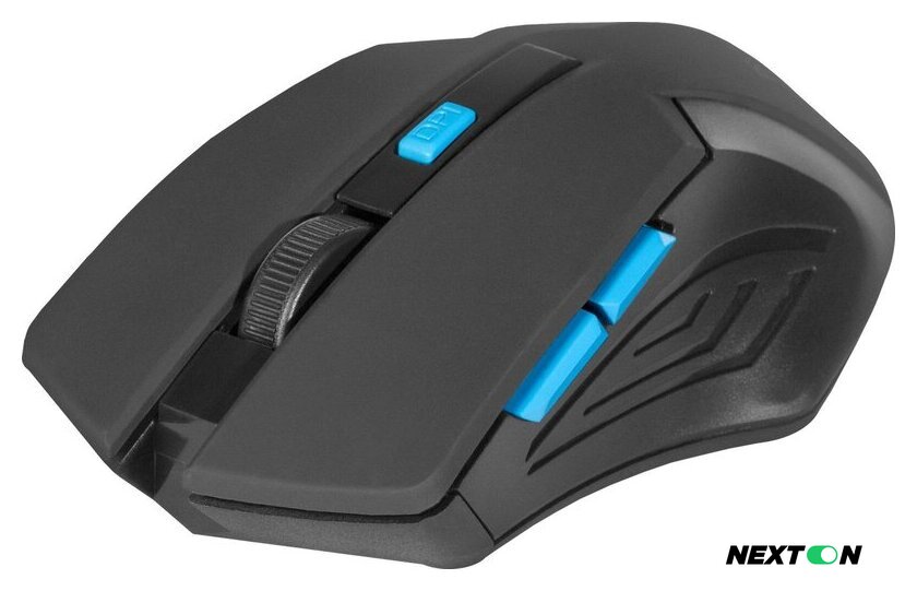 Мышь Defender Accura MM-275 (черный/синий) - Изображение №2 — Интернет-магазин Nexton