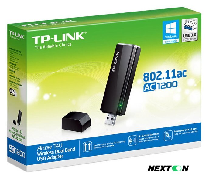 Wi-Fi адаптер TP-Link Archer T4U - Изображение №5 — Интернет-магазин Nexton