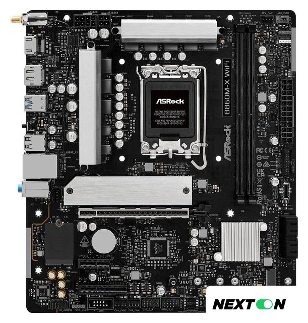 Материнская плата ASRock B860M-X WiFi - Изображение №1 — Интернет-магазин Nexton