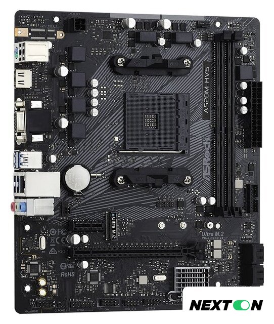Материнская плата ASRock A520M-HVS - Изображение №2 — Интернет-магазин Nexton