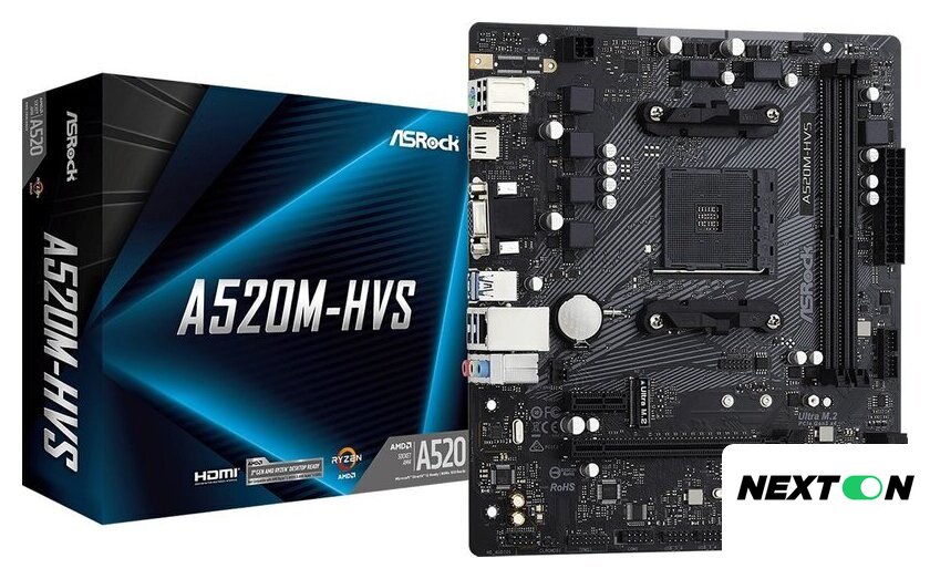 Материнская плата ASRock A520M-HVS - Изображение №6 — Интернет-магазин Nexton
