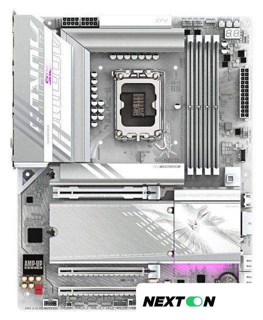 Материнская плата Gigabyte Z890 Aorus Elite WiFi7 Ice - Изображение №1 — Интернет-магазин Nexton