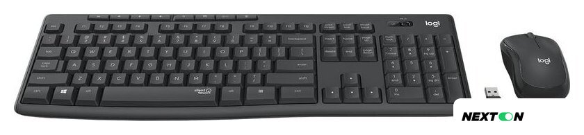 Офисный набор Logitech MK295 Silent Wireless Combo 920-009807 (графитовый) - Изображение №2 — Интернет-магазин Nexton